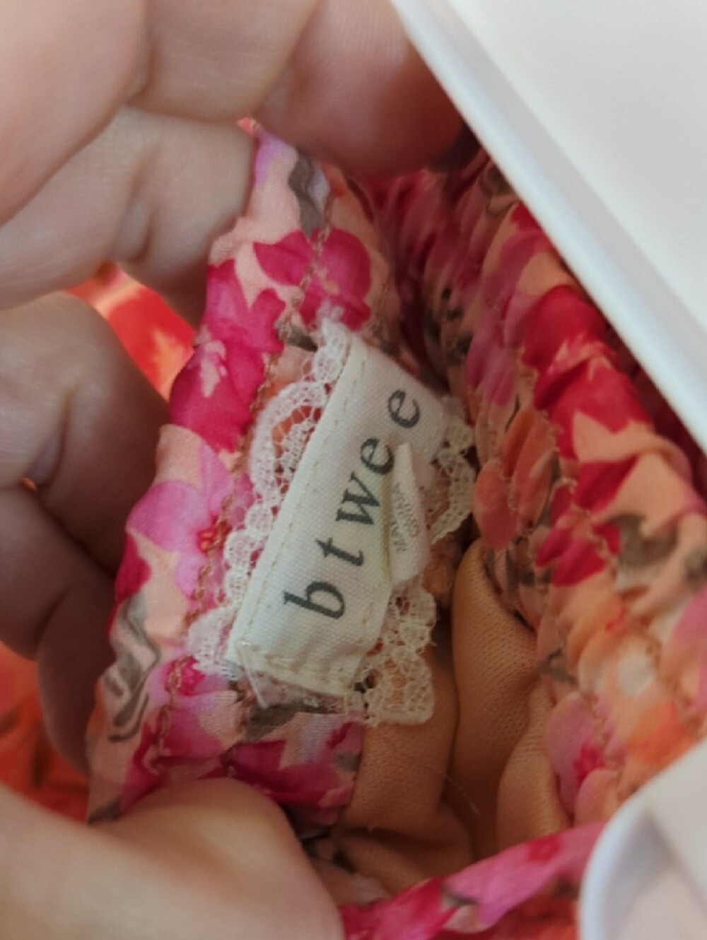 btween Pink Floral Ruffle Matching Set - Picture 3 of 3